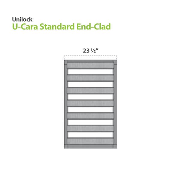 U-Cara Modular System End-Clad